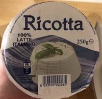 Mängden socker i Ricotta