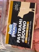 Mängden socker i Pastrami di bovino