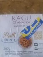 Mängden socker i Ragù di anatra