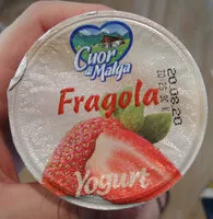 Mängden socker i Yogurt fragola cuor di malga