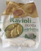 Mängden socker i Ravioli con ricotta ed erbette