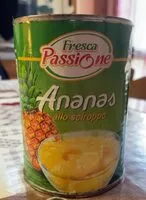 Mängden socker i Ananas allo sciroppo