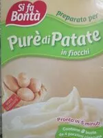 Mängden socker i Puré di patate