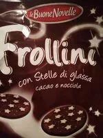 Mängden socker i frollini con stelle di glassa cacao e nocciola