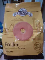 Mängden socker i Frollini con panna e burro