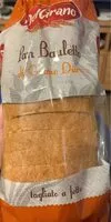 Mängden socker i Pan Bauletto di grano duro