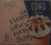 Mängden socker i Cono panna ice cream solves every thing