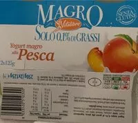 Mängden socker i Yogurt magro alla Pesca