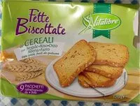 Mängden socker i Fette biscottate ai cereali