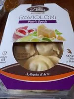 Mängden socker i Ravioloni porri e speck