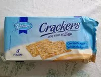 Mängden socker i Crackers con riso soffiato