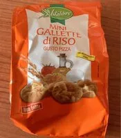 Mängden socker i mini gallette di riso gusto pizza