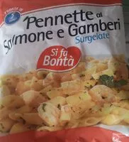 Mängden socker i Pennette al salmone e gamberetti