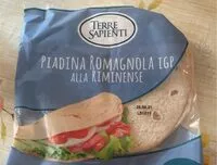 Mängden socker i Piadina romagnola IGP alla riminese