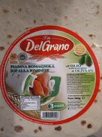 Mängden socker i Piadina romagnola IGP alla riminese