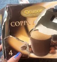 Mängden socker i Coppa al caffè