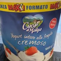 Mängden socker i Yogurt intero alla fragola