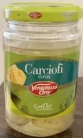 Mängden socker i Carciofi interi sott’olio