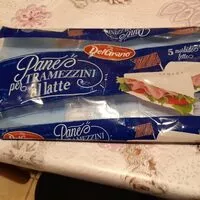 Mängden socker i Pane per tramezzini al latte