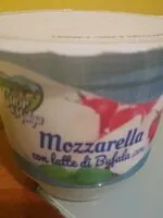 Mängden socker i mozzarella con latte di bufala