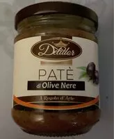 Mängden socker i Patè di olive nere