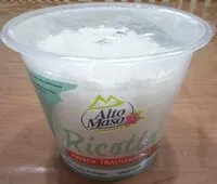 Mängden socker i Ricotta fresca tradizionale