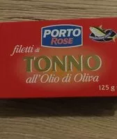 Mängden socker i Filetti di tonno all'olio di oliva 125g