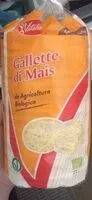 Mängden socker i Gallette di mais