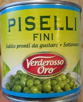 Mängden socker i piselli fini