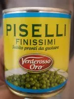 Mängden socker i Piselli finissimi