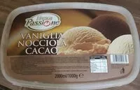 Mängden socker i Gelato al gusto vaniglia nocciola e cacao