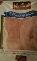 Mängden socker i Prosciutto cotto alle erbe