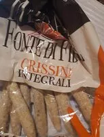 Mängden socker i Fonte di Fibre - Grissini Integrali