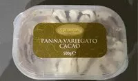 Mängden socker i Panna variegato cacao