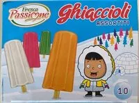 Mängden socker i Ghiaccioli