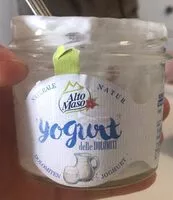 Mängden socker i Yogurt delle dolomiti