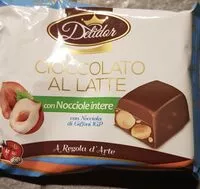 Mängden socker i Cioccolato al latte con nocciole intere