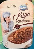 Mängden socker i Ragù con Cavallo