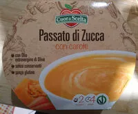 Mängden socker i Passato di zucca con carote