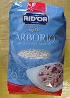 Mängden socker i Riso arborio - RID'OR