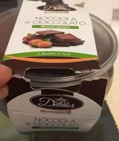 Mängden socker i Mousse dessert nocciola e cioccolato