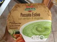 Mängden socker i Passato Estivo con verdure di stagione