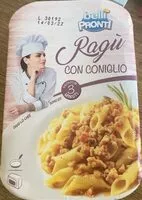 Mängden socker i Ragù con coniglio