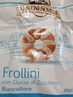 Mängden socker i Frollini con glassa di zucchero