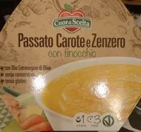 Mängden socker i Passato carote e zenzero