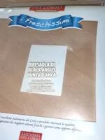 Mängden socker i Bresaola di black angus punta d'anca