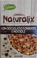 Mängden socker i Naturalix Granola con cioccolato fondente e nocciole