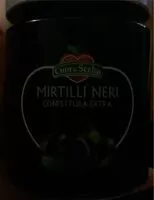 Mängden socker i Mirtilli neri confettura extra