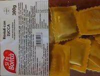 Mängden socker i Ravioli con zucca