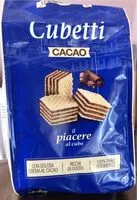 Mängden socker i Cubetti al cacao